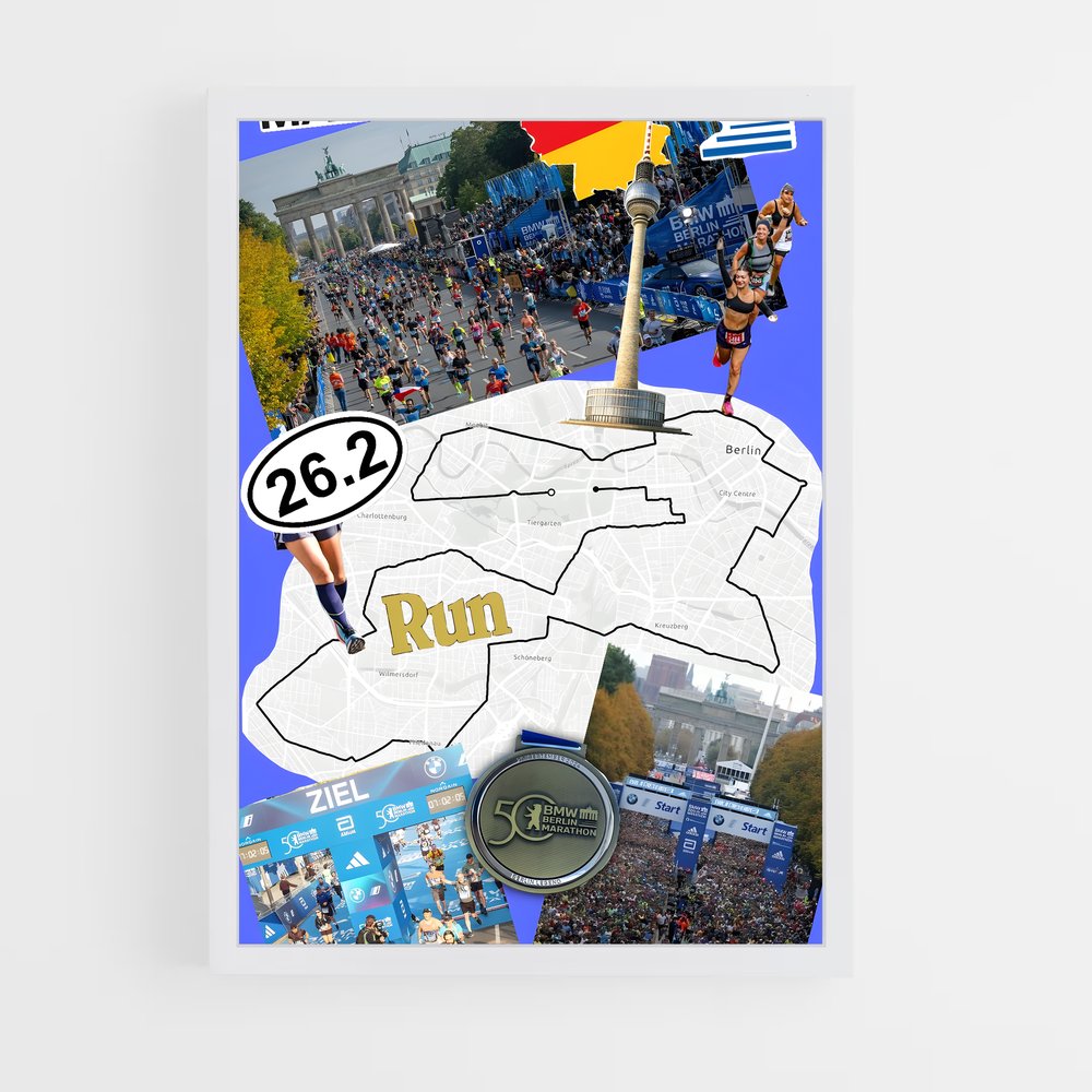 Poster Run Through Berlin – affiche Athlétisme (vue 3)